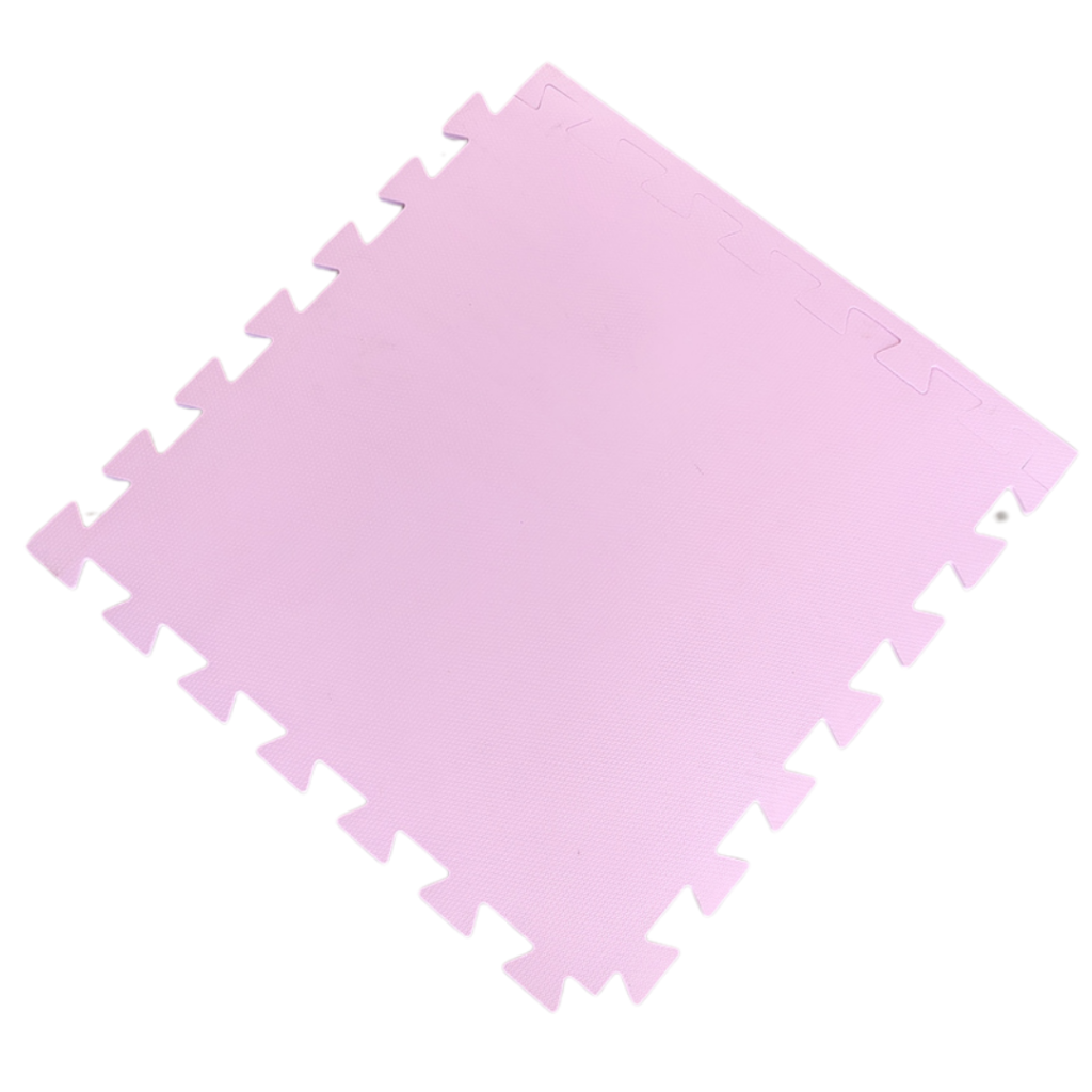 Tatame E.V.A 100×100 · 10mm · Rosa Bebê