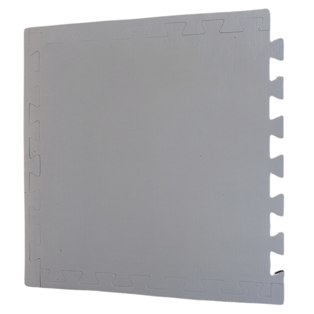 Tatame E.V.A 100×100 · 20mm · Preto/Cinza