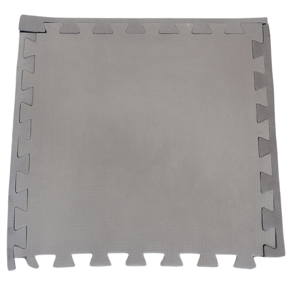 Tatame E.V.A 100×100 · 30mm · Preto/Cinza